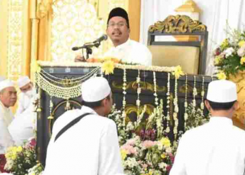 Para Habaib dan Ribuan Jamaah Majelis Dzikir Al-Khidmah Doakan Sidoarjo Terhindar Bala Bencana