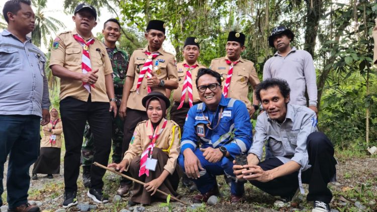 Jaga Kelestarian Alam, PT Donggi Senoro LNG dan Pramuka Kwarran Kintom Tanam 500 Bibit Pohon
